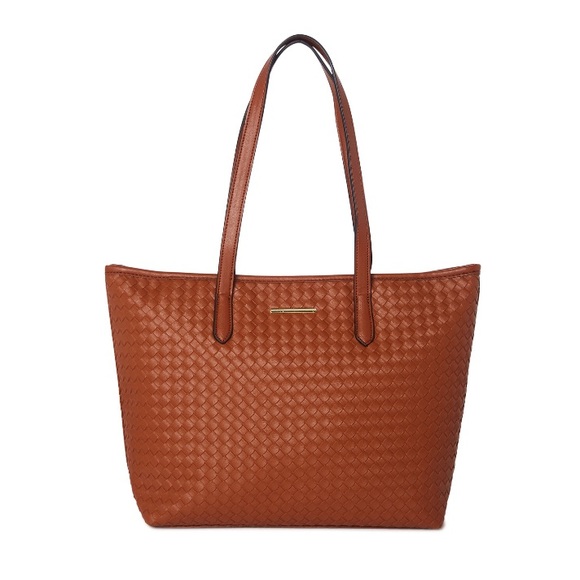 NWT Time and Tru 3PC handbag Set Woven - Picture 2 of 7